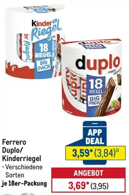 METRO Ferrero Duplo/ Kinderriegel Angebot