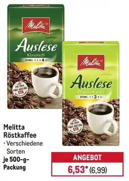 METRO Melitta Röstkaffee Angebot
