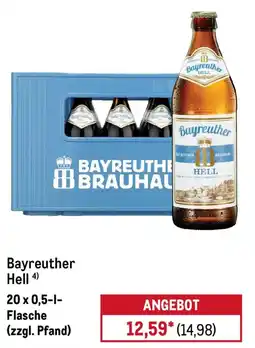 METRO Bayreuther Hell Angebot