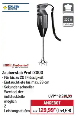 METRO Zauberstab Profi 2000 Angebot