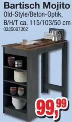 Möbelfundgrube Bartisch Mojito Angebot