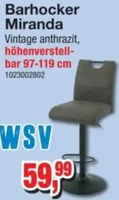 Möbelfundgrube Barhocker Miranda Angebot