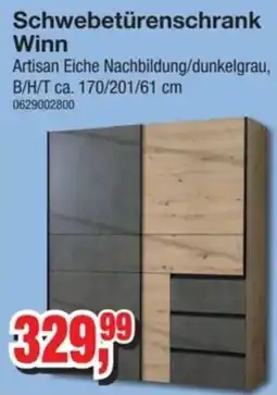 Möbelfundgrube Schwebetürenschrank Winn Angebot