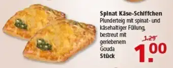 Multi Markt Spinat Käse-Schiffchen Angebot