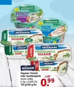 Multi Markt MILRAM Veganer Streich oder Gewürzquark Angebot