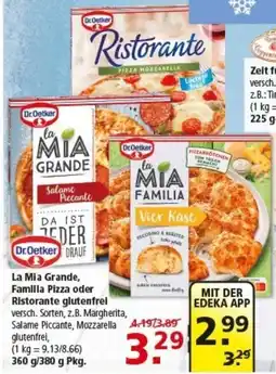 Multi Markt La Mia Grande, Familia Pizza oder Ristorante glutenfrel Angebot