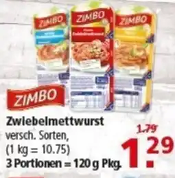 Multi Markt ZIMBO Zwiebelmettwurst Angebot