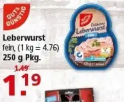 Multi Markt GUT&GUNSTIG Leberwurst Angebot