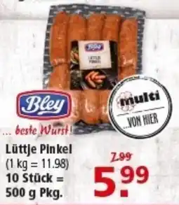 Multi Markt Bley Lüttje Pinkel Angebot