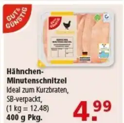 Multi Markt GUT&GÜNSTIG Hähnchen- Minutenschnitzel Angebot