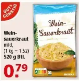 Multi Markt GUT&GÜNSTIG Weinsauerkraut mild Angebot