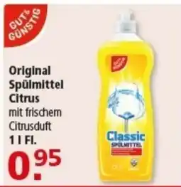 Multi Markt GUT&GÜNSTIG Original Spülmittel Citrus Angebot