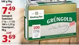 Multi Markt Bünting Tee Grüngold Teebeutel Angebot