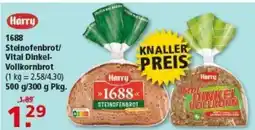 Multi Markt Harry 1688 Steinofenbrot/ Vital Dinkel- Vollkornbrot Angebot
