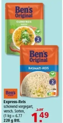 Multi Markt Ben's Original Express-Reis Angebot