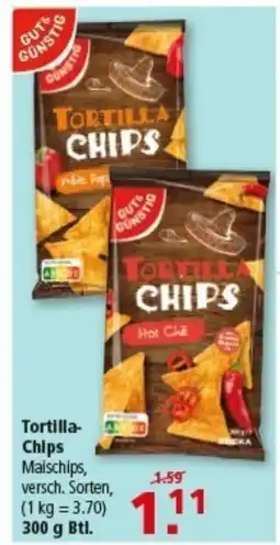 Multi Markt GUTS&GÜNSTIG Tortilla- Chips Angebot