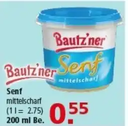 Multi Markt Bautz'ner Senf Angebot