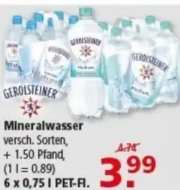 Multi Markt GEROLSTEINER Mineralwasser Angebot
