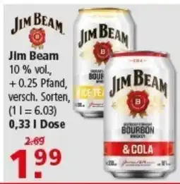 Multi Markt Jim Beam 10 % vol., Angebot