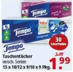 Multi Markt Tempo Taschentücher Angebot