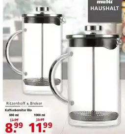 Multi Markt Ritzenhoff & Breker Kaffeeberelter Rio Angebot