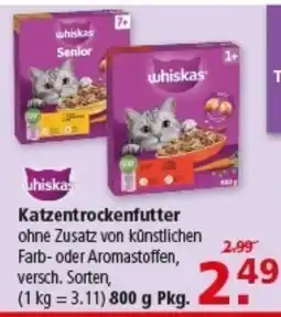 Multi Markt whiskas Katzentrockenfutter Angebot