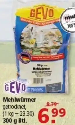Multi Markt GEVO Mehlwürmer Angebot