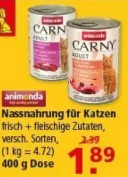 Multi Markt animonda Nassnahrung für Katzen Angebot