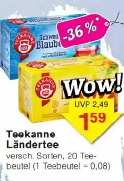 Jawoll Teekanne Ländertee Angebot