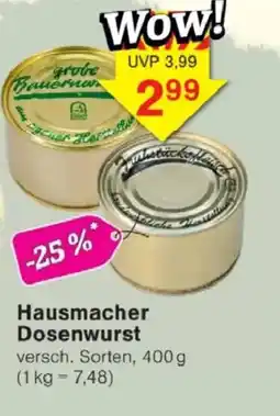 Jawoll Hausmacher Dosenwurst Angebot