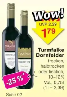 Jawoll Turmfalke Dornfelder Angebot