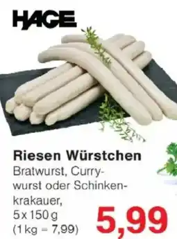 Jawoll Riesen Würstchen Angebot