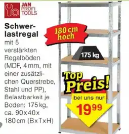 Jawoll JAN PROFI TOOLS Schwerlastregal Angebot