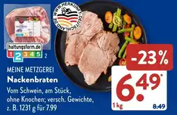 Aldi Süd MEINE METZGEREI Nackenbraten Angebot