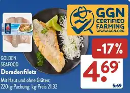 Aldi Süd GOLDEN SEAFOOD Doradenfilets Angebot