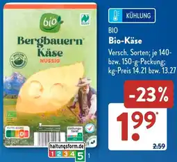 Aldi Süd BIO Bio-Käse Angebot