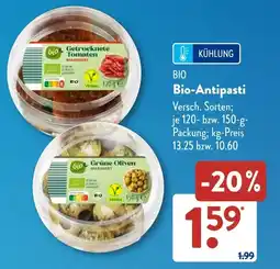 Aldi Süd BIO Bio-Antipasti Angebot