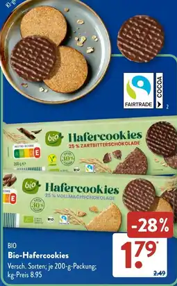 Aldi Süd BIO Bio-Hafercookies Angebot