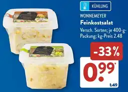 Aldi Süd WONNEMEYER Feinkostsalat Angebot