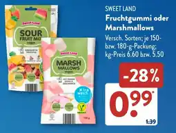 Aldi Süd SWEET LAND Fruchtgummi oder Marshmallows Angebot