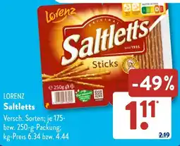 Aldi Süd LORENZ Saltletts Angebot