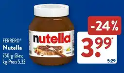 Aldi Süd FERRERO Nutella Angebot