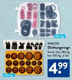 Aldi Süd WORKZONE Dichtungsringe Angebot