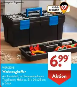 Aldi Süd WORKZONE Werkzeugkoffer Angebot