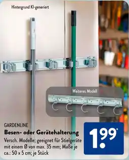 Aldi Süd GARDENLINE Besen- oder Gerätehalterung Angebot