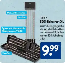 Aldi Süd FERREX SDS-Bohrerset XL Angebot