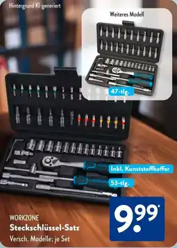 Aldi Süd WORKZONE Steckschlüssel-Satz Angebot