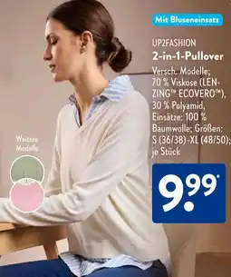 Aldi Süd UP2FASHION 2-in-1-Pullover Angebot