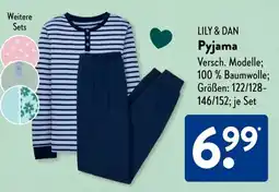 Aldi Süd LILY & DAN Pyjama Angebot