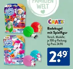 Aldi Süd Badekugel mit Spielfigur Angebot